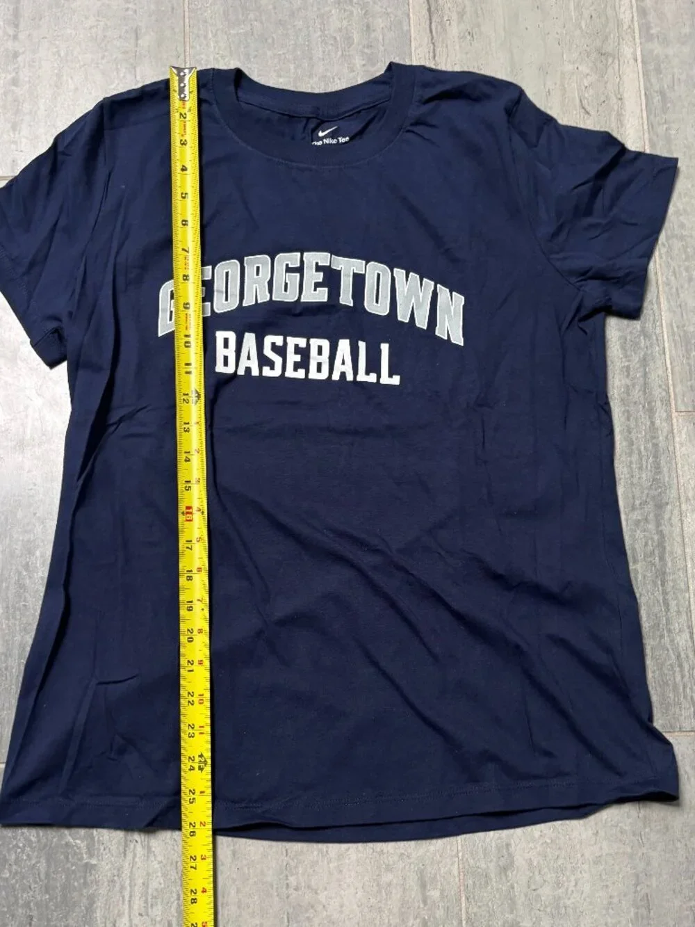 Nike Georgetown Baseball Short Sleeve Crewneck Tee Shirt Navy Large